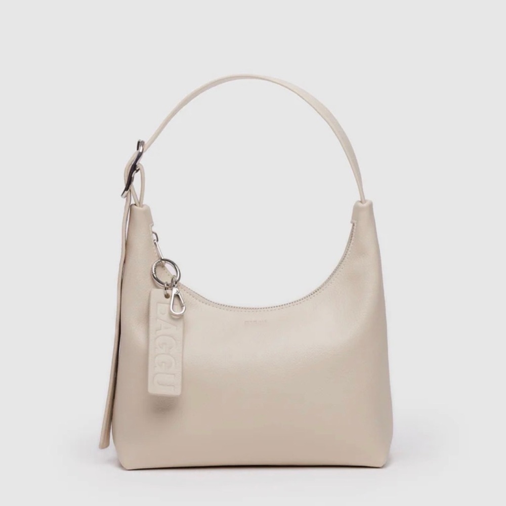BAGGU Cream Shoulder Bag Mini